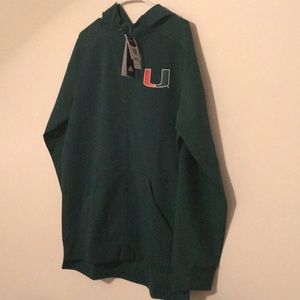 NWT adidas Squad full zip University of Miami